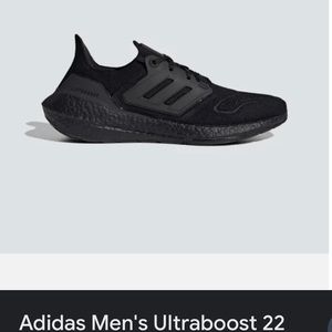 Size 8 - adidas UltraBoost 22 Triple Black 2021 - GZ0127